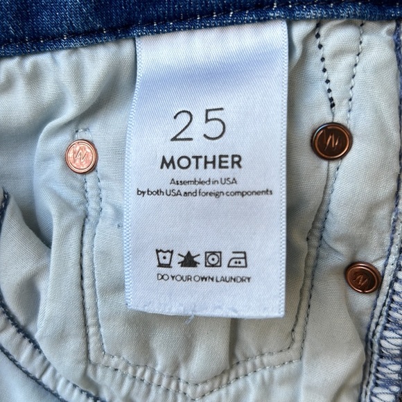 MOTHER The Looker Ankle Fray in Birds of Paradise - Picture 8 of 12